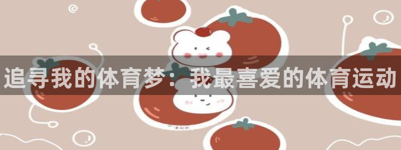 vsport体育官网下载招商电话：追寻我的体育梦：我最喜爱的
